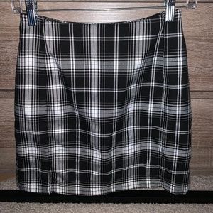 Plaid Mini Skirt